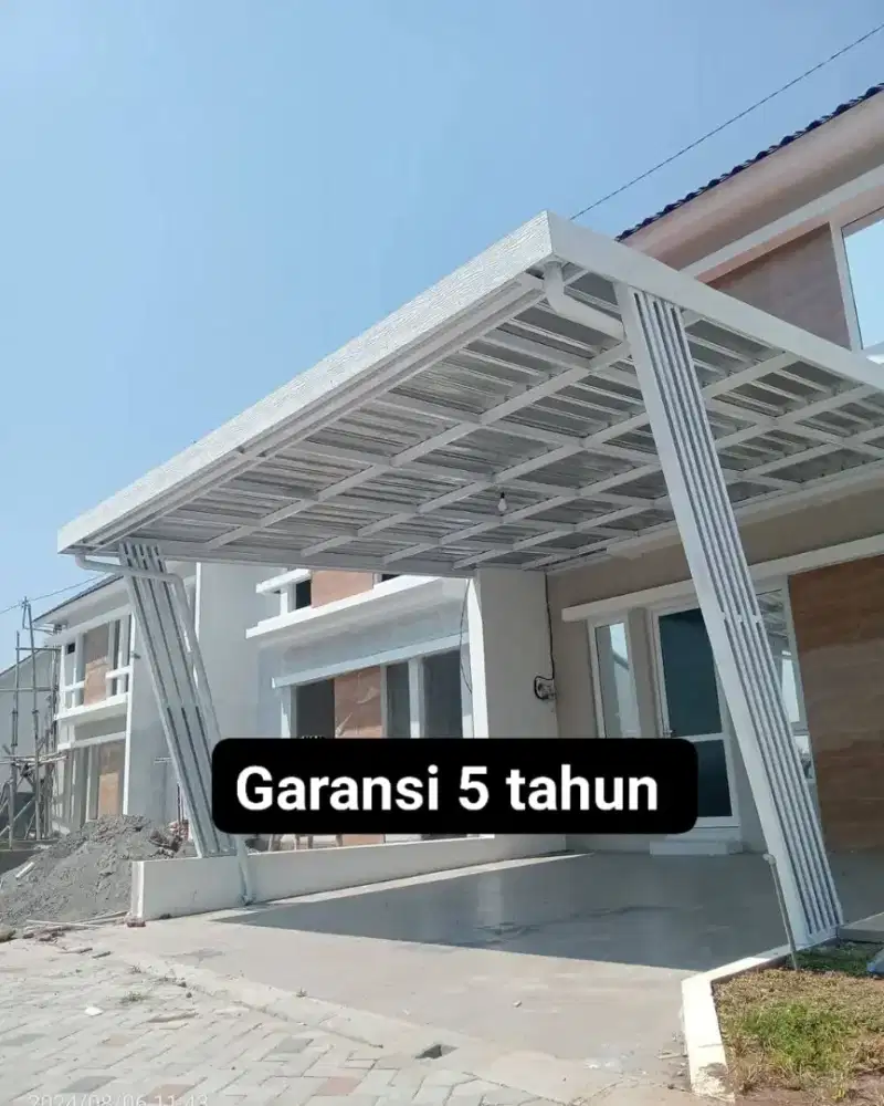 Kanopi baja ringan minimalis modern terdekat
