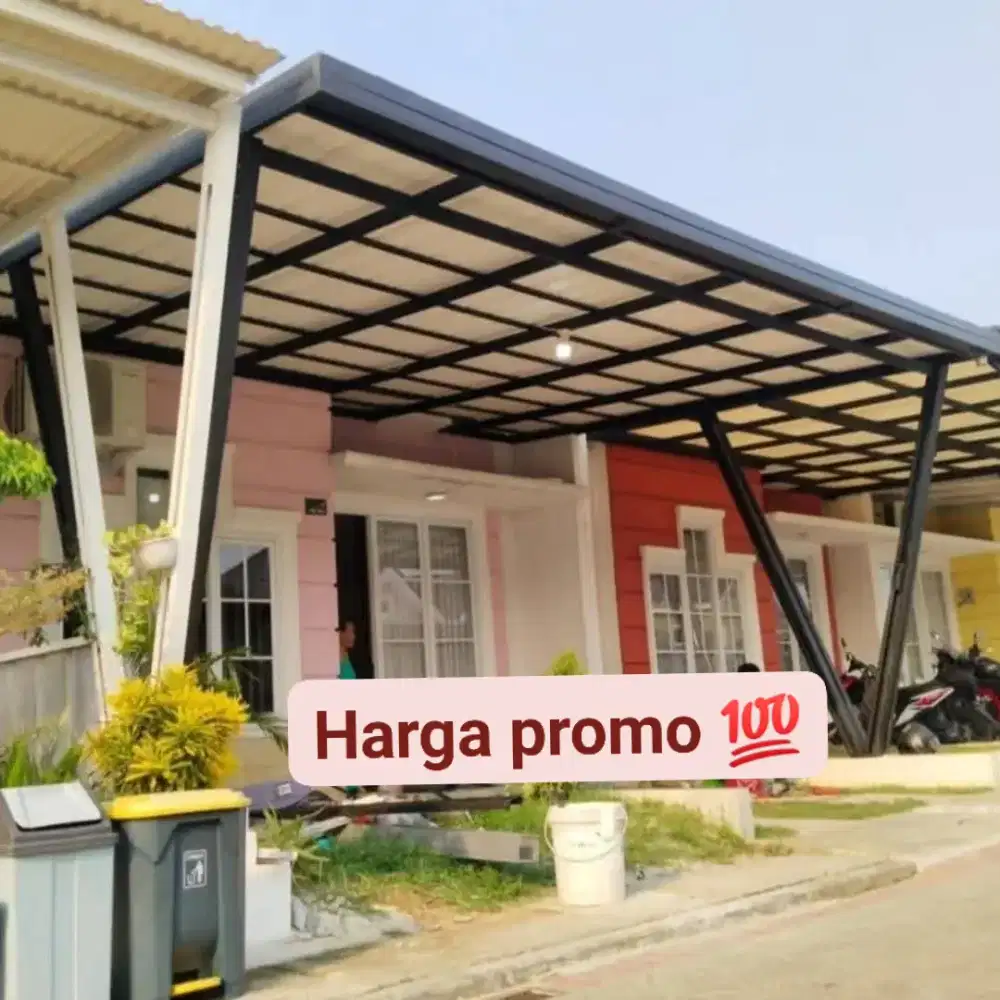 Kanopi baja ringan minimalis modern terdekat