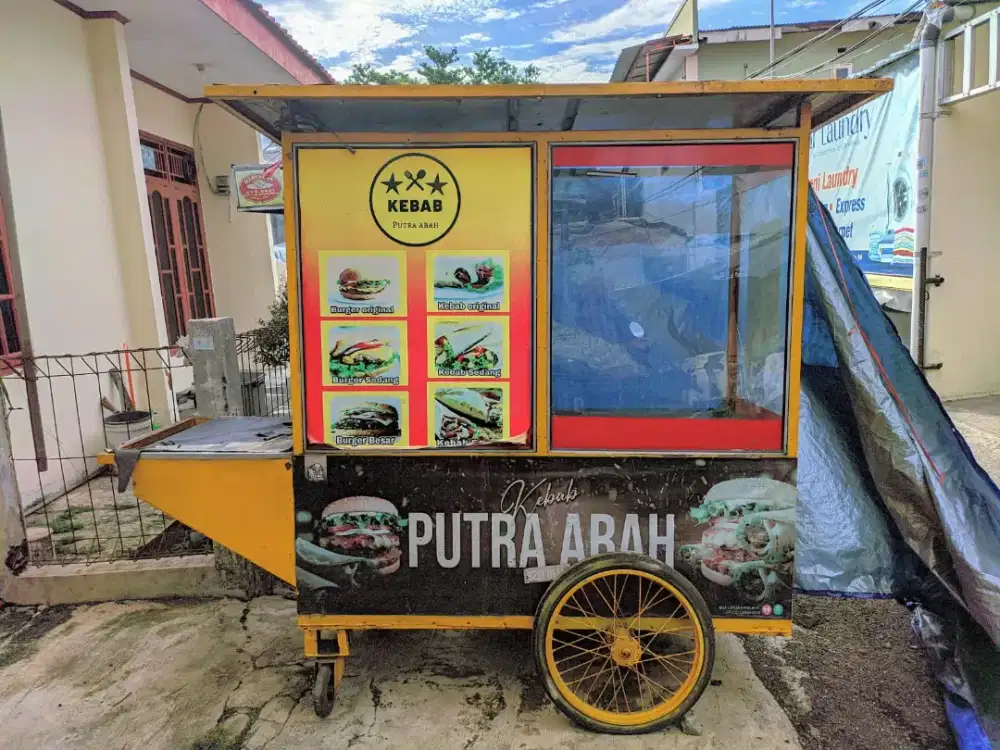 Gerobak kebab bekas