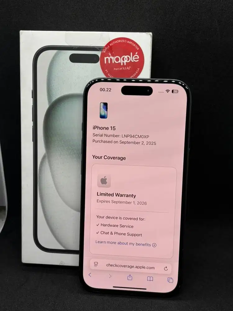Iphone 15 Black 128Gb Digimap