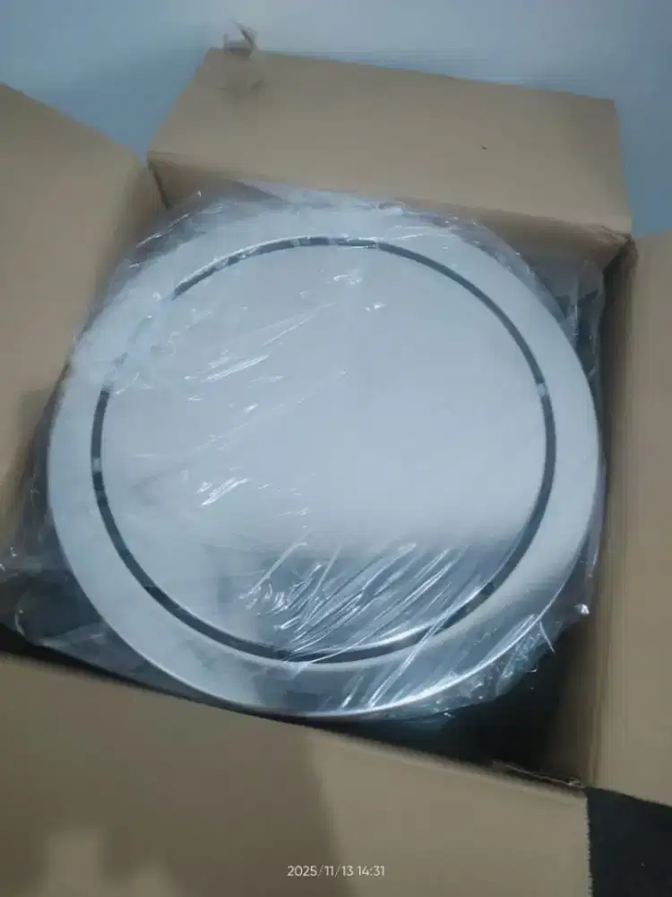 Tempat sampah krisbow stenlis hitam 40L