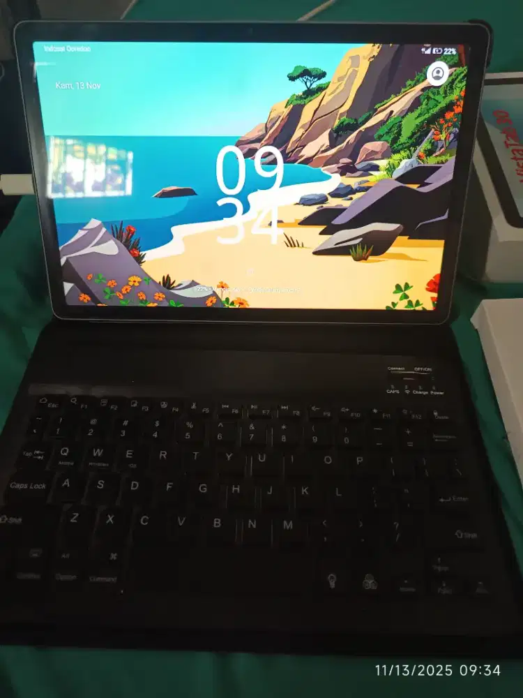 Dijual Tablet 11 inch itel VistaTab 30+Keyboard Case Resmi COD Dinoyo