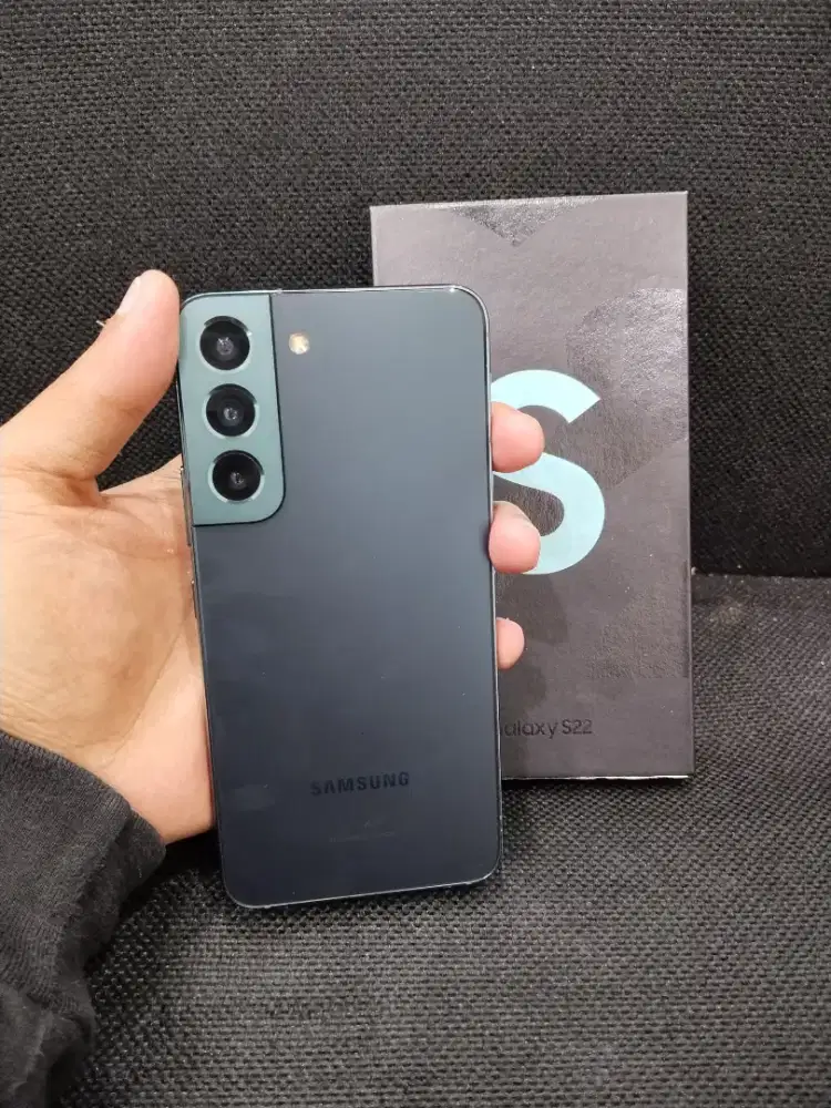 Samsung S22 8/256 resmi sein, fullset ori, nominus, siap pakai