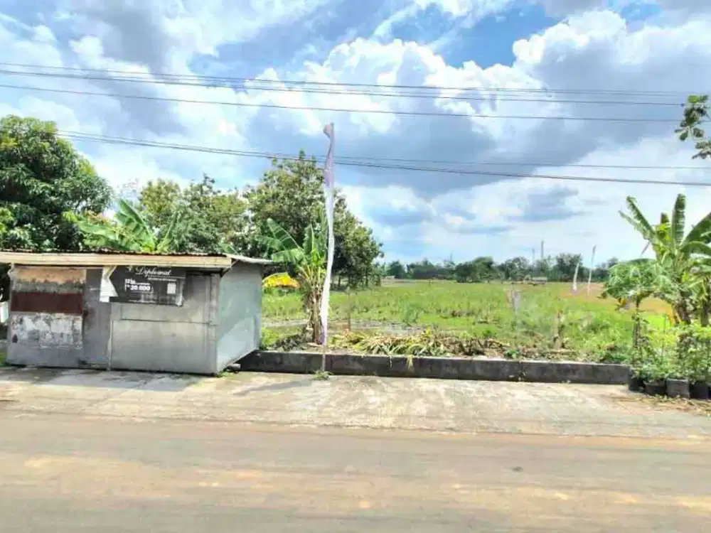 Tanah Lahan Luas Zona Kuning Dekat Solo Baru Strategis