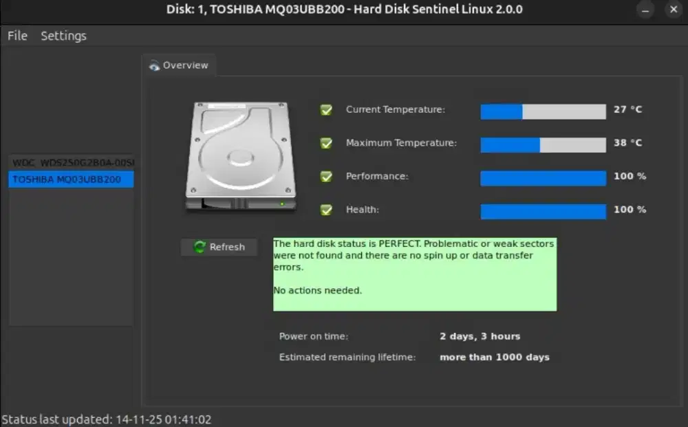 Hardisk external Toshiba 2tb