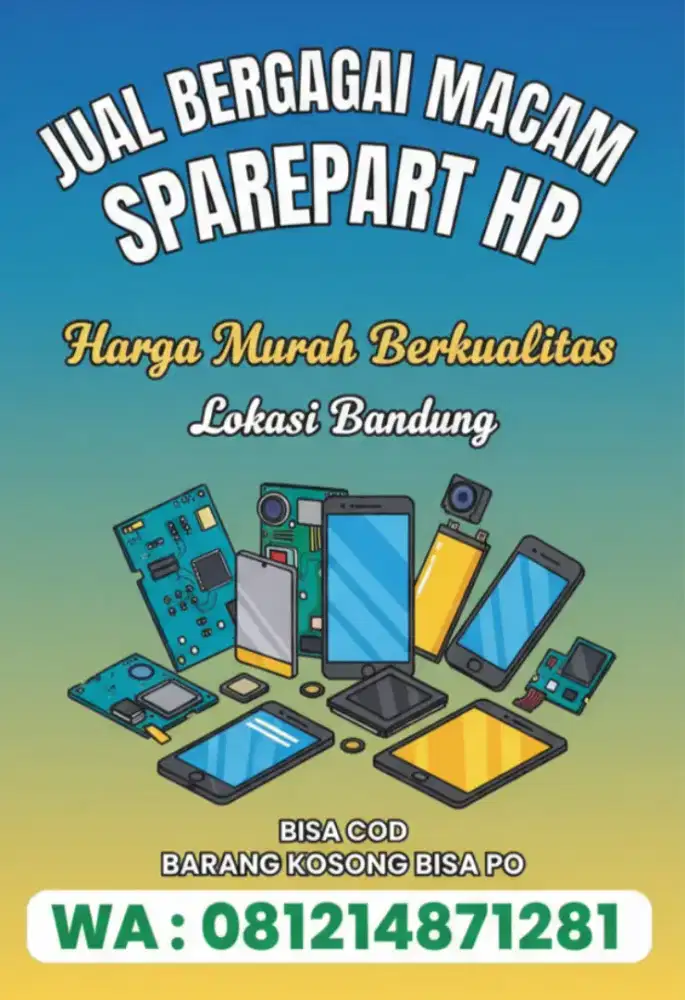 Sparepart all type LCD & batre dll