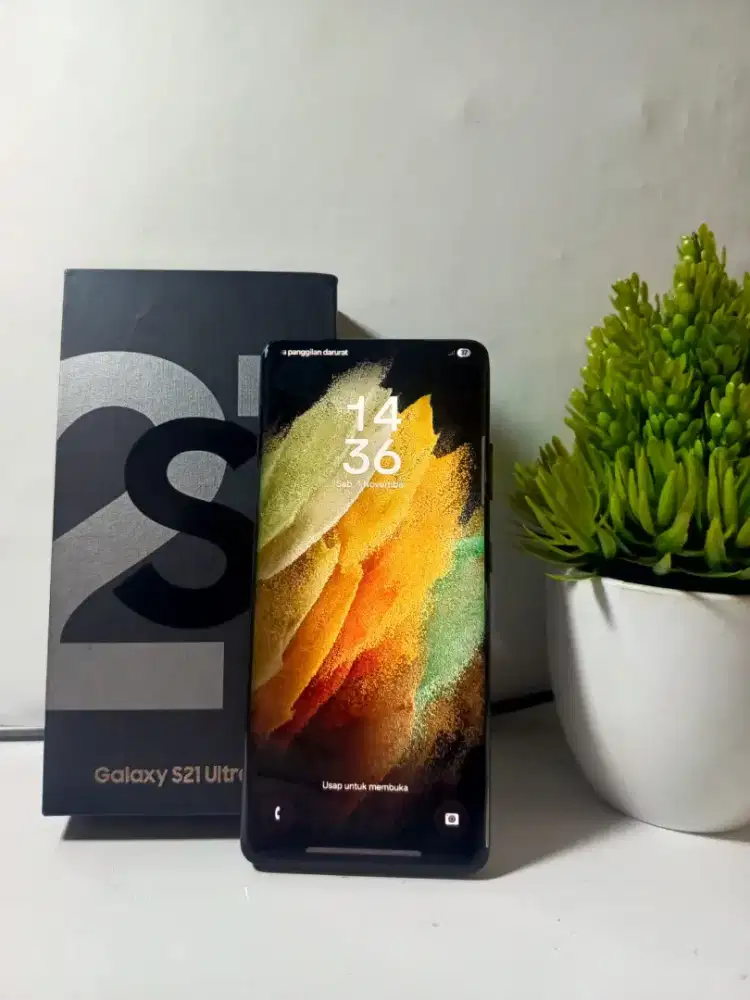 SAMSUNG S 21 ULTRA 5G RAM 12/256GB ORIGINAL SEIN
RESMI INDONESIA MULUS