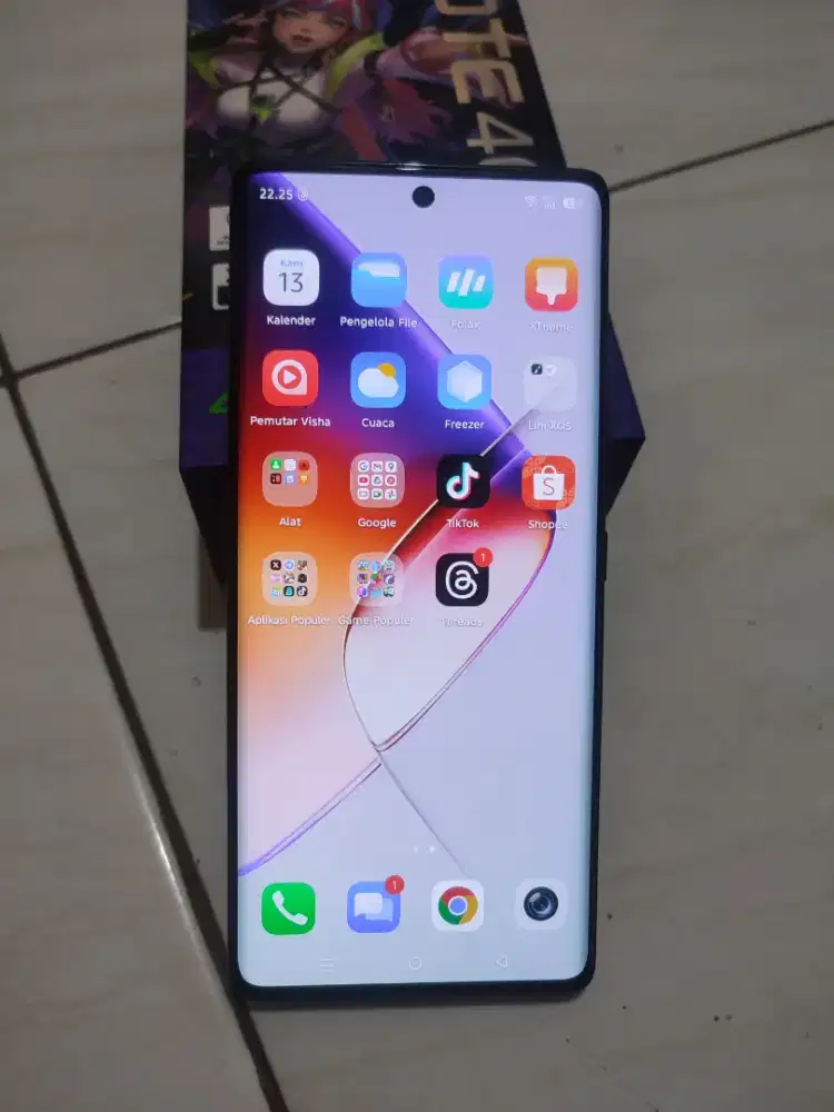 Infinix note 40 pro 5G 8/256 mahar/tt