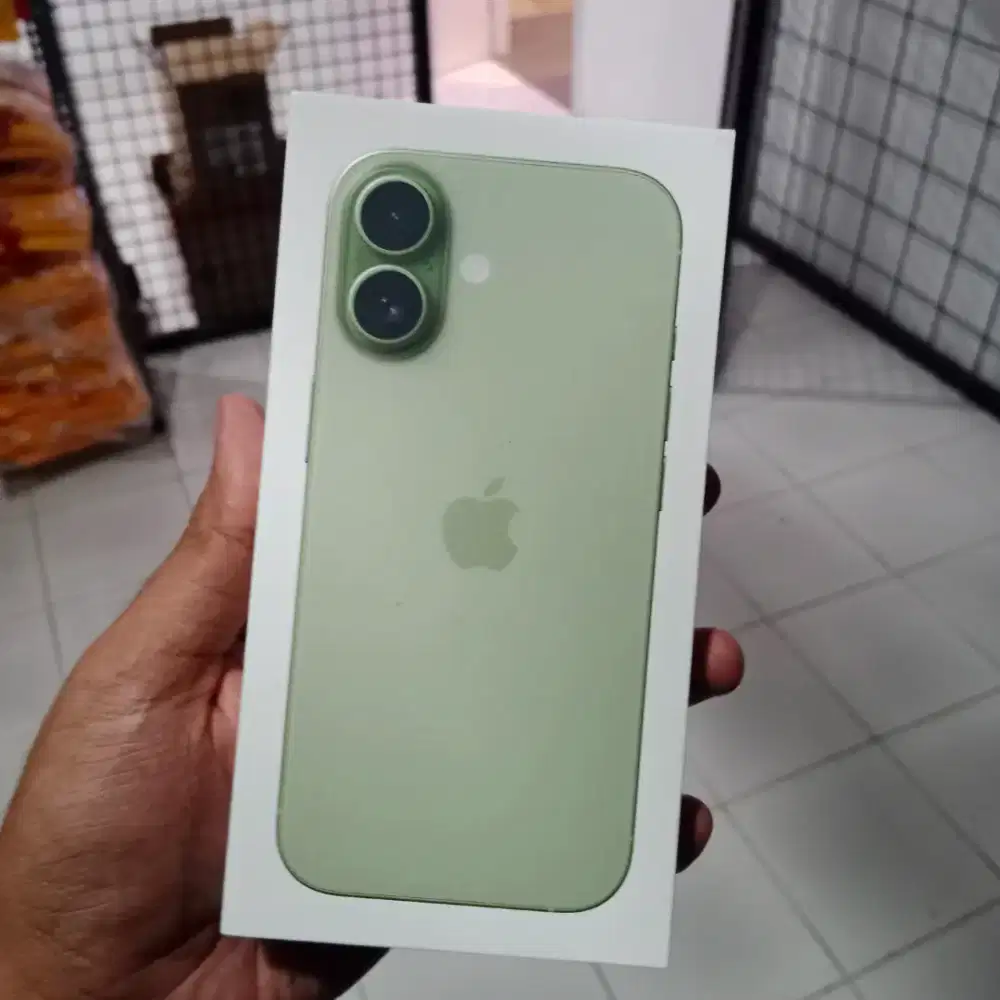 New Segel Green Peel iPhone 17 Sage internal 256GB Garansi Resmi iBox