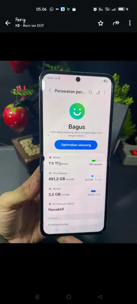 SAMSUNG Z FLIP 5 5G RAM 8/512GB ORIGINAL SEIN NORMAL FULLSHET 

TAMPIL