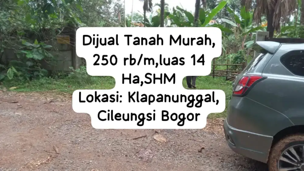 Dijual Butuh Tanah Sangat Murah di Cileungsi