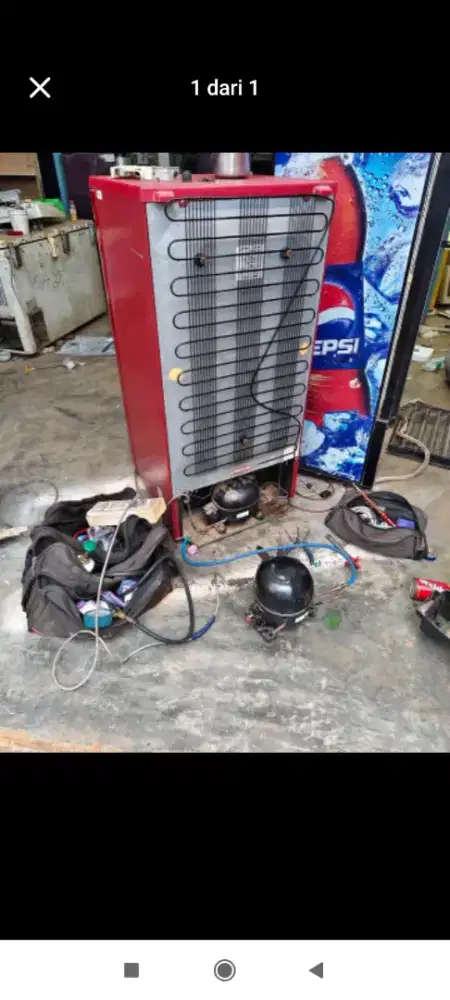 Perbaiki kulkas,showcase,frezer,m.cuci dan ac (service)