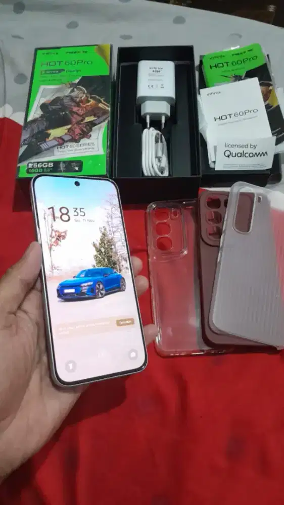 Infinix 60 8/256 full set mulus