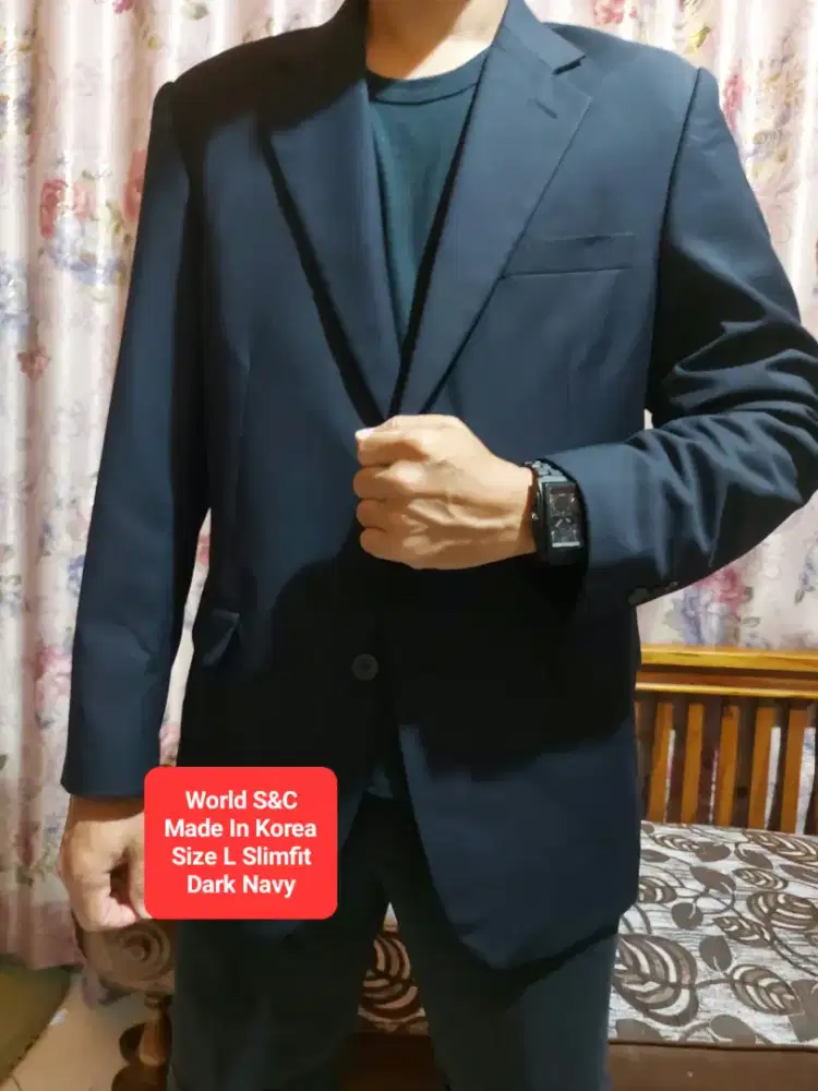 Jas Pria World S&C Size L Slimfit