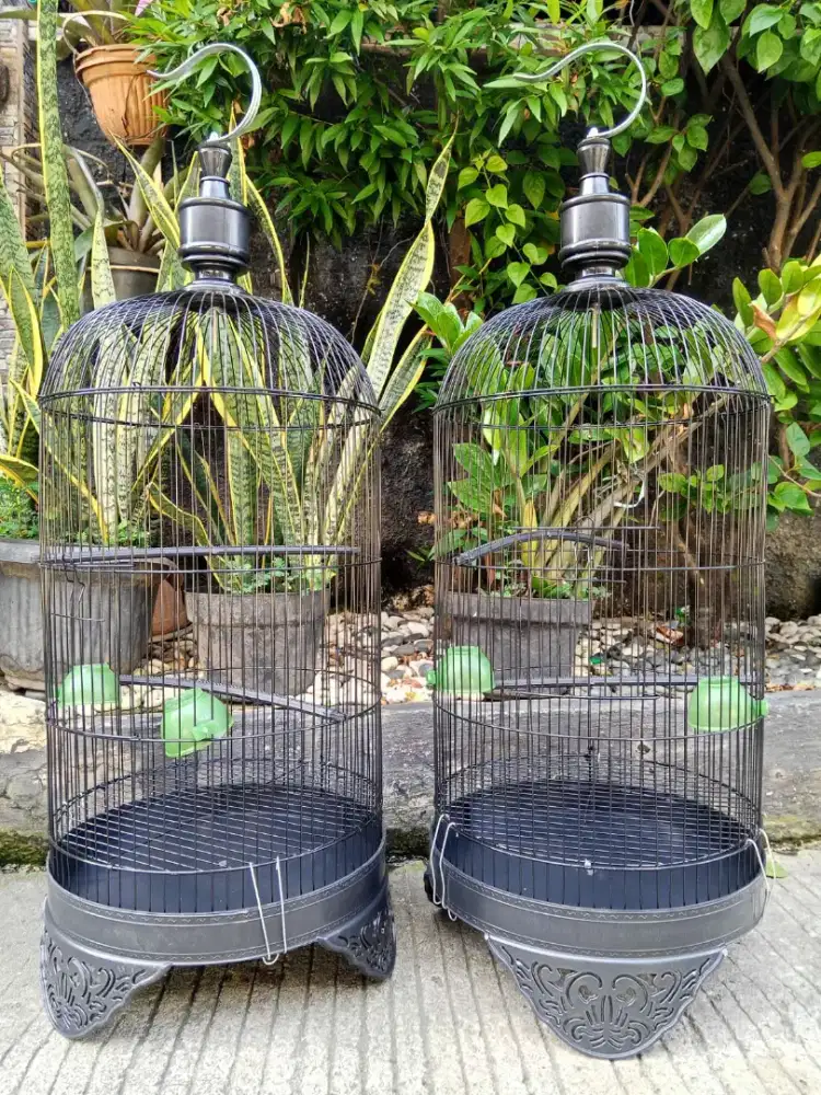 Sangkar besi kandang lovebird kenari konin sogon dll