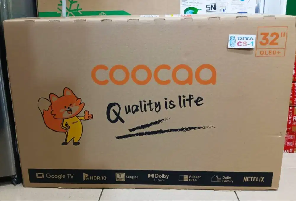 New Coocaa 32Q66 Google TV Android 32inch QLED Bandung Antapani Dsk