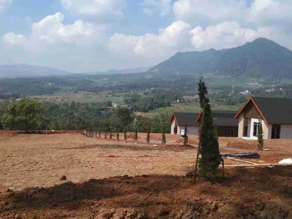 TANAH KAVLING JONA KUNING  SERTIFIKAT HAK MILIK VIEW PEGUNUNGAN DI TENGAH WISATA BOGOR TIMUR