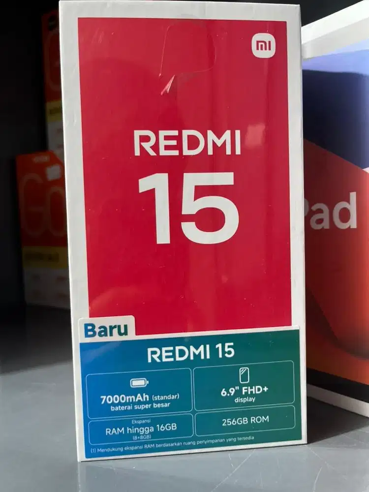 PROMO NEW REDMI 15 GARANSI XIAOMI INDONESIA!! BISA KREDIT TANPA DP!!