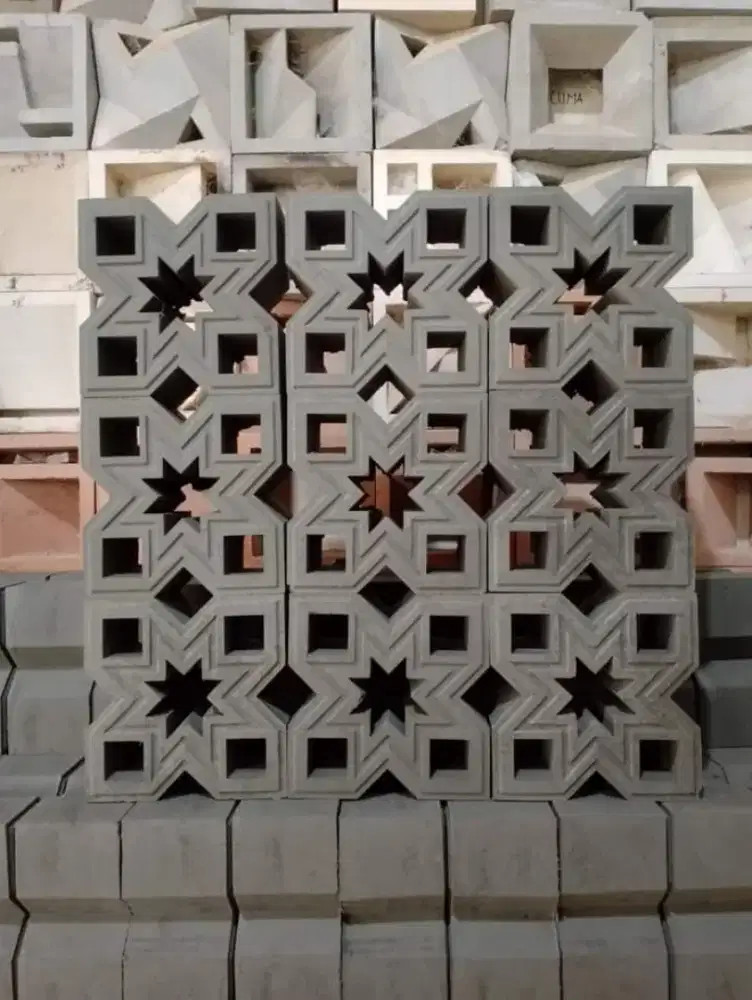 Jual roster beton minimalis dan beragai motif macam2 roster