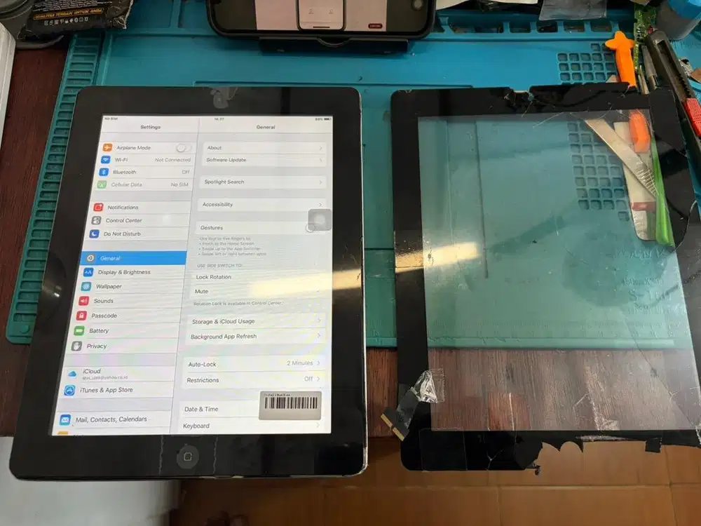 Ganti touchscreen ipad 2 bergaransi