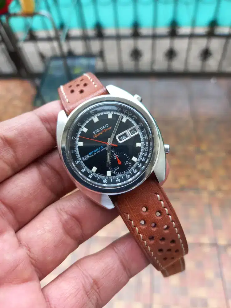 Seiko Bruce Lee 6139-6011 Speedtimer JDM Water 70 proof