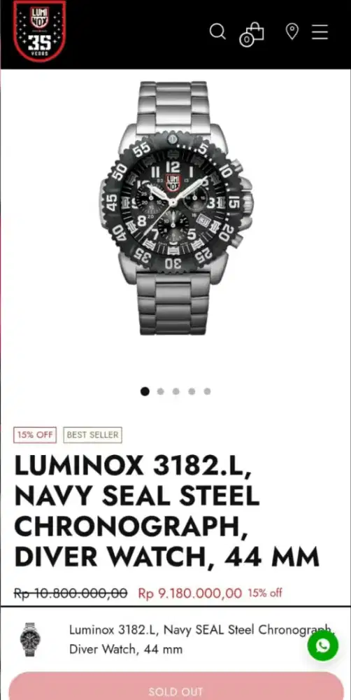 Jam tangan luminox series