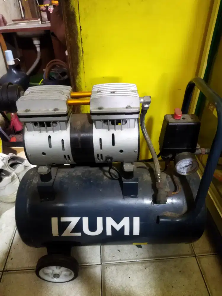 Kompressor Mini Listrik Tanpa Oli Kapasitas 24 Liter