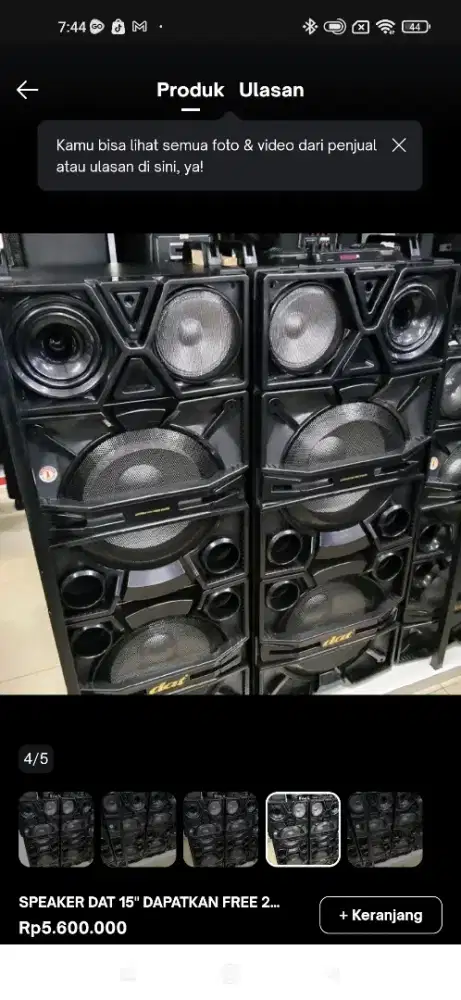 SPEAKER DAT 15 DAPATKAN FREE 2 MIC SETIAP PEMBELIAN