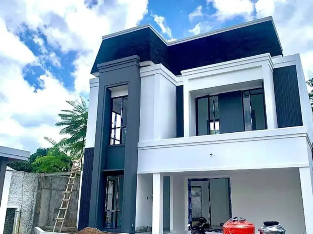 RUMAH DESIGN CANTIK KEKINIAN STRATEGIS DI PADANG BULAN DEKAT KAMPUS USU
