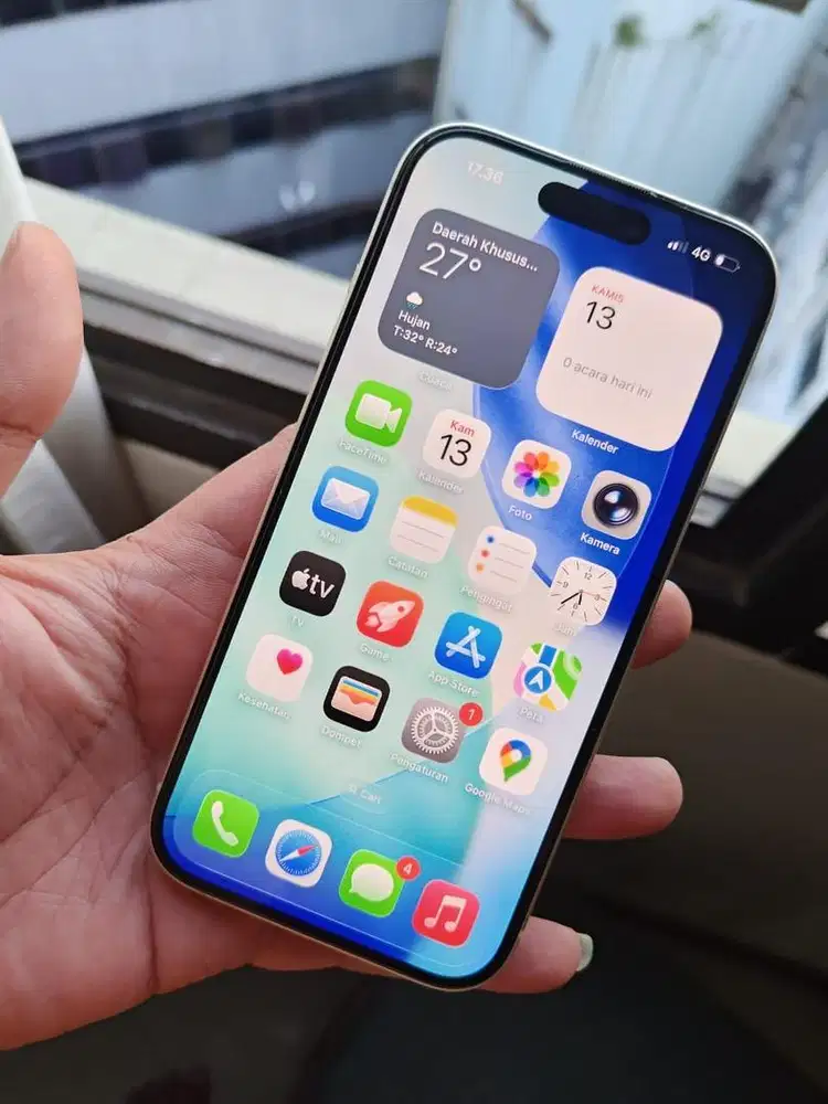 BU URGEN IPHONE 15 INTERNAL 128 IBOX GARANSI ON PANJANG