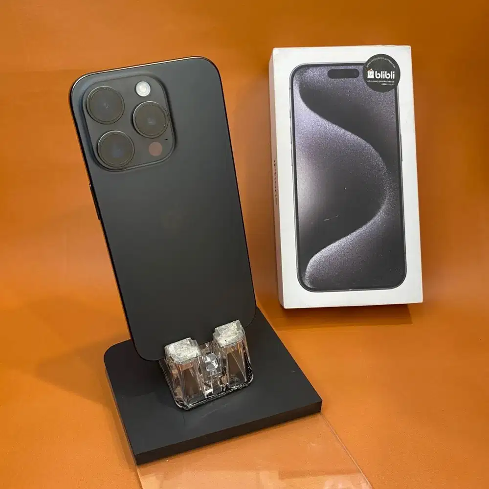 iPhone 15 Pro 256gb second Garansi Resmi Fullset Original