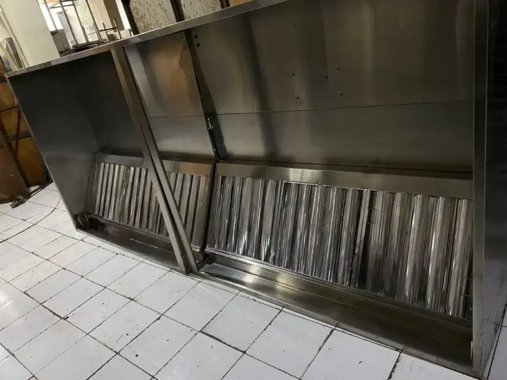 Hood sambung+filter baru+lampu