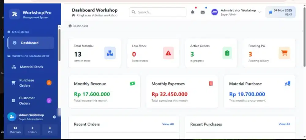 Jasa Pembuatan Software/aplikasi bisa costume