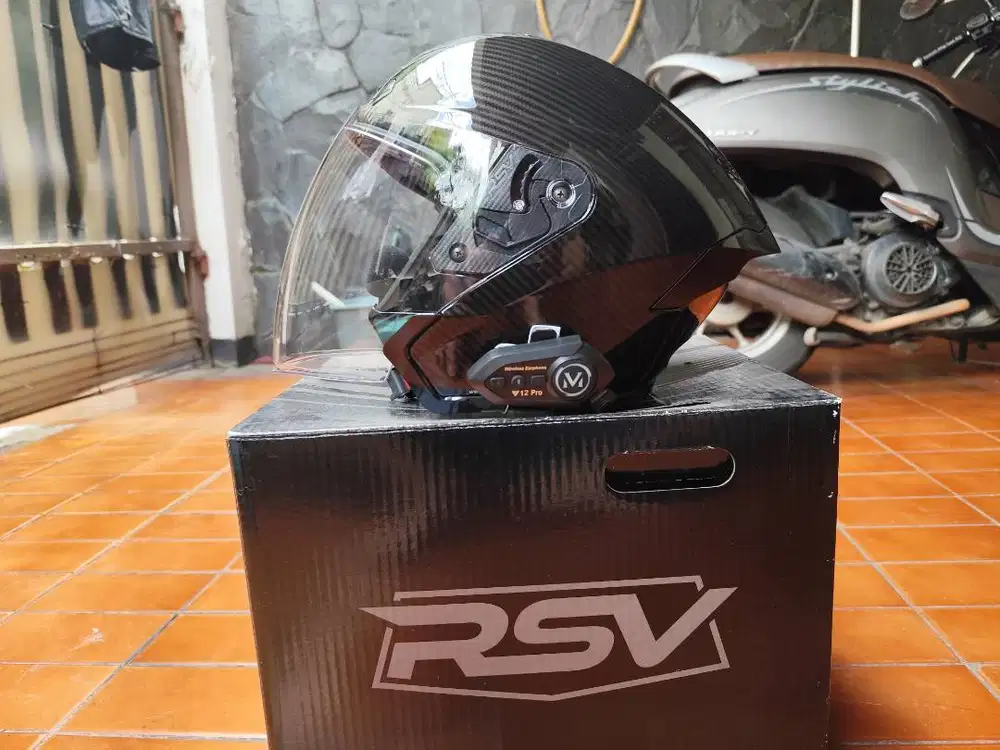 Helm RSV Windtail Carbon, Ukuran XXL