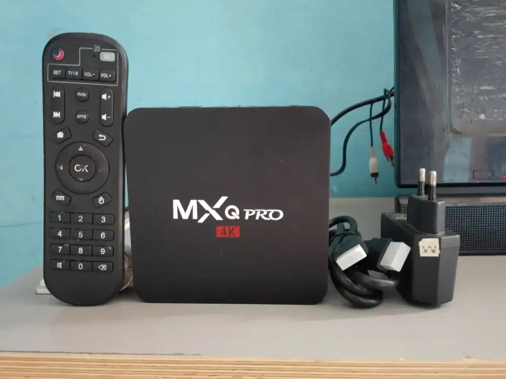 STB ANDROID MXQ PRO 4K - FULL SET