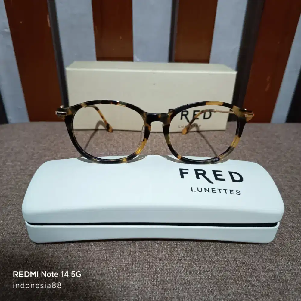 Kacamata original second fred lunettes cartier montblanc chopard