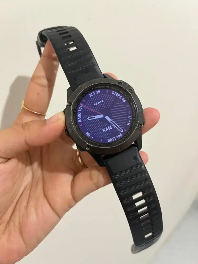 Garmin fenix 6 saphire ex tam fulset
