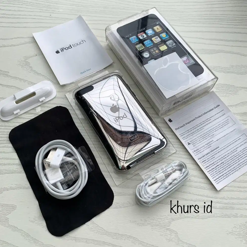 ipod touch 2nd 16gb fullset - apple collection