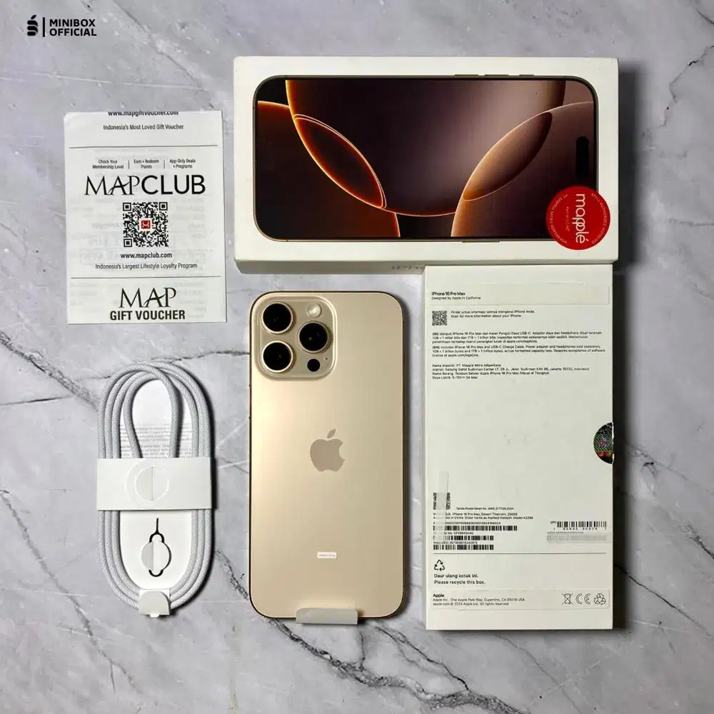 iPhone 16 Pro Max 256GB Digimap BNOB belom aktifasi garansi belom jaln