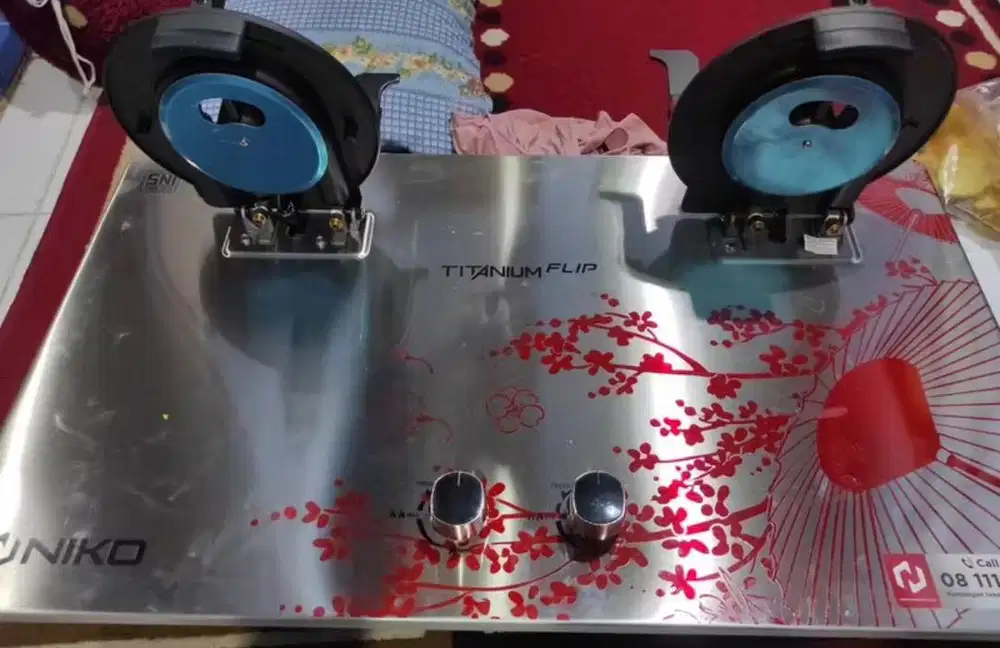 Kompor tanam niko Titanium flip