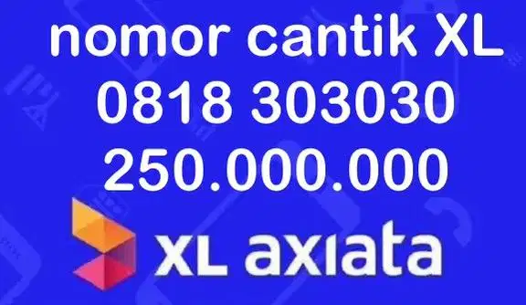 Nomor cantik XL 303030 - sim card cocok untuk fold 7 iphone 17 pro max