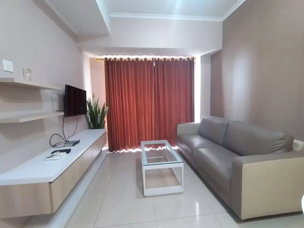 DISEWAKAN APARTEMEN WATERPLACE RESIDENCE 2BR FULL FURNISHED POOL VIEW