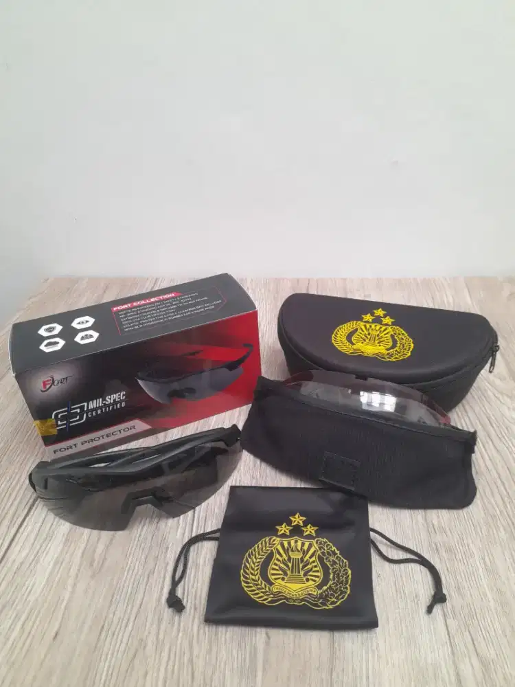 Kacamata Tactical Fort Protector Mil-Spec Polri