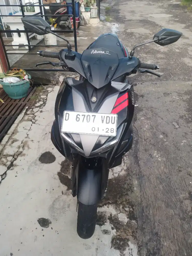 Yamaha  aerox  tahun 2018 banci rakitan 2017 pajak isi