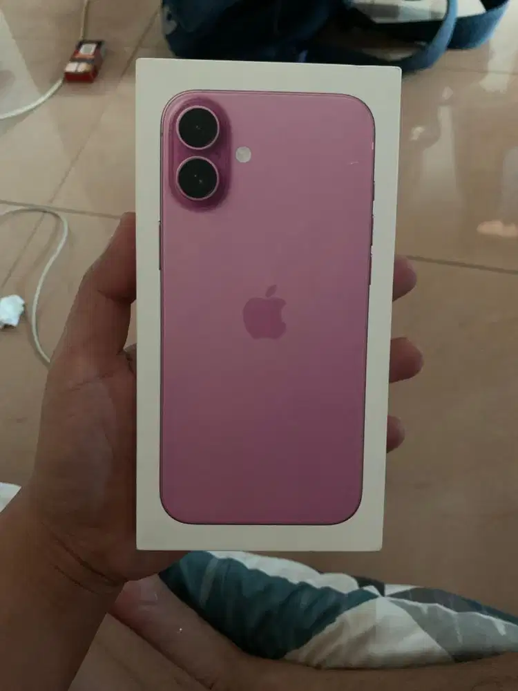Iphone 16 PLUS pink 128GB segel bli2