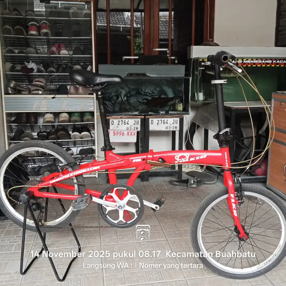 Sepeda Lipat 20 inch Almunium Folker AL 1