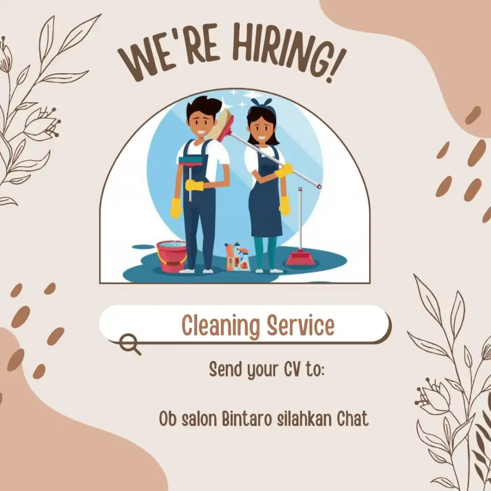 We Are Hiring OB Cewe Salon Rora Beauty Bar Bintaro