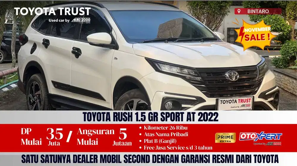 TOYOTA RUSH 1.5 GR SPORT AT 2022