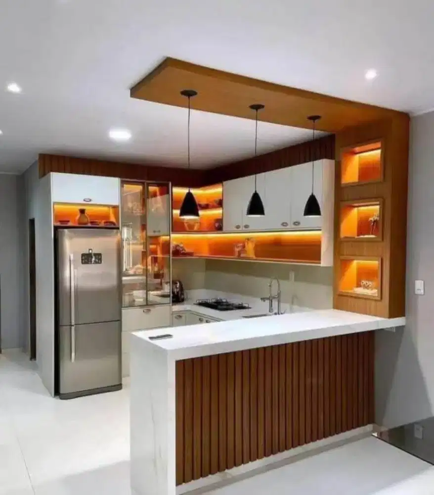 Mini bar estetik minimalis