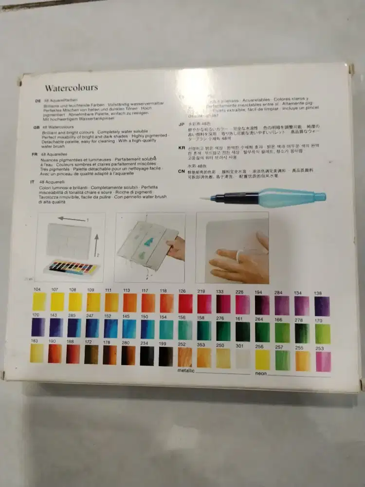 Faber Castell premium Solid water Colour 48